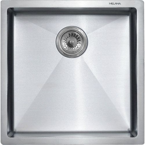 Кухонная мойка Melana ProfLine MLN-R5050W 50х50 цвет сатин поверхность матовая
