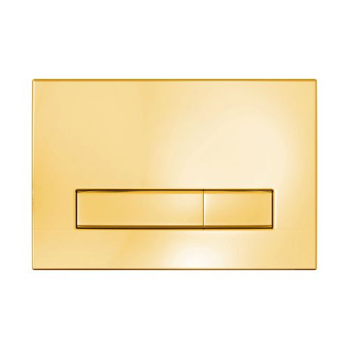 Клавиша смыва механическая Berges АТОМ Line 049237 цвет золото глянцевое