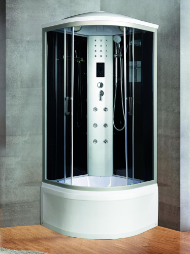 Душевая кабина River DUNAY XL 100/44 TH -10000006193 100х100 четверть круга с крышей ориентация универсальная