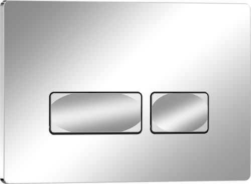 Клавиша смыва механическая Iberica Blanca ESTI-R IB.B021.003.002 цвет серый