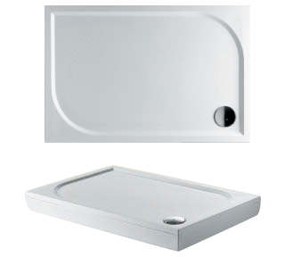 Душевой поддон Riho KOLPING D004008005 120х80 литьевой мрамор белый с ножками