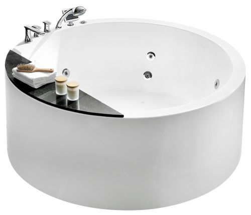 Ванна акриловая гидромассажная Gemy G9230 K 150х150 отдельностоящая круглая с каркасом