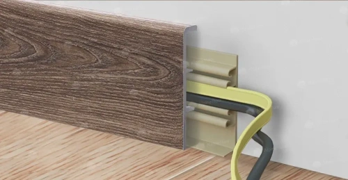 Напольный плинтус Alpine Floor Rico Concept RC 80106 Дуб фисташковый толщина 2 см 2200х80