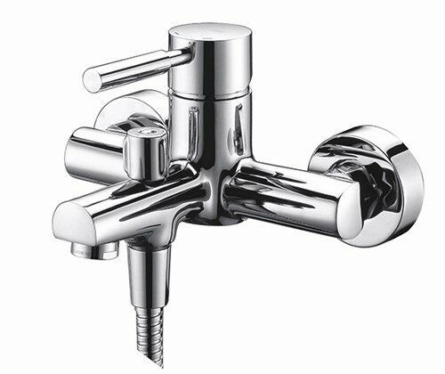 Смеситель для ванны WasserKRAFT Main 4100 4101 настенный хром