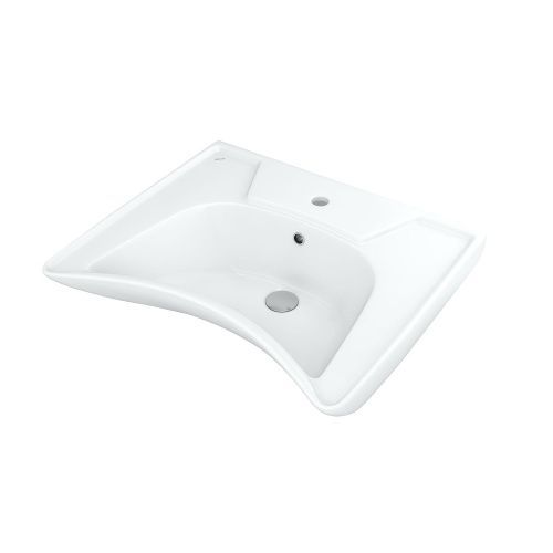 Раковина хирургическая из сантехнического фарфора Rosa Вн УмА12 51х59 подвесная цвет