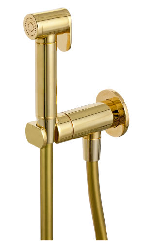 Гигиенический душ со смесителем Remer N64WDO золото глянцевое