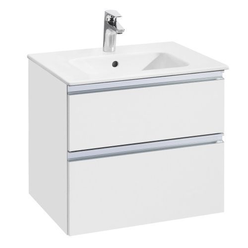 Тумба под раковину Roca THE GAP A857397806 59х45х52 подвесная цвет белый глянцевый