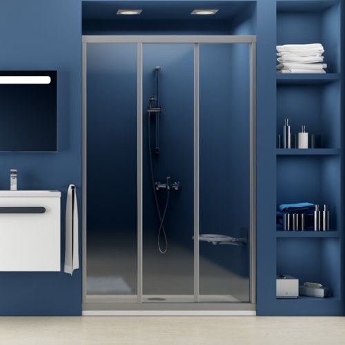 Душевая дверь Ravak Supernova 00VA010211 100х188 стекло рифленое профиль белый