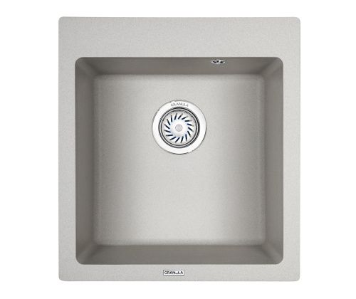 Кухонная мойка Granula 4651, БАЗАЛЬТ 51х47 цвет серый поверхность матовая