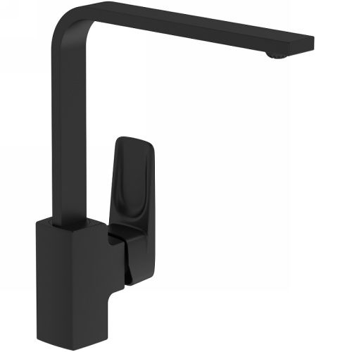 Смеситель Vitra Root Square A4275336EXP на мойку черный матовый