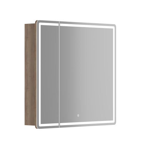 Зеркало-шкаф Sancos Mirror MI80EG 79х15х74 настенный цвет дуб галифакс натуральный