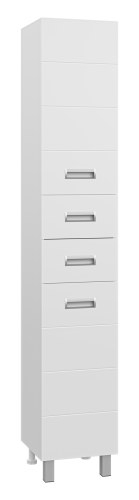 Шкаф-пенал Misty Селена П-Сел05035-01БкП 35х35х190 напольный цвет белый