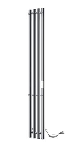 Полотенцесушитель Indigo  Style 4 LSE120-18Rt 18х120 электрический белый матовый