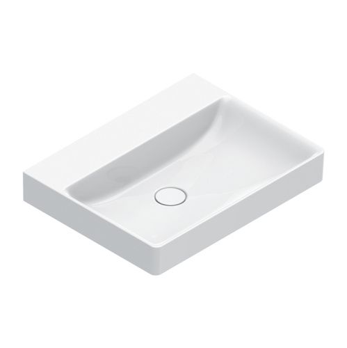 Раковина керамическая Catalano Green 60 см 420600001 подвесная цвет белый без отверстий под смеситель