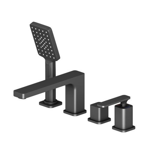 Смеситель Timo Torne 4330/03Y на борт ванны черный матовый