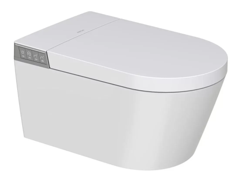 Унитаз-биде подвесной Arrow AKH1051H белый с сиденьем микролифт безободковый каскадный смыв