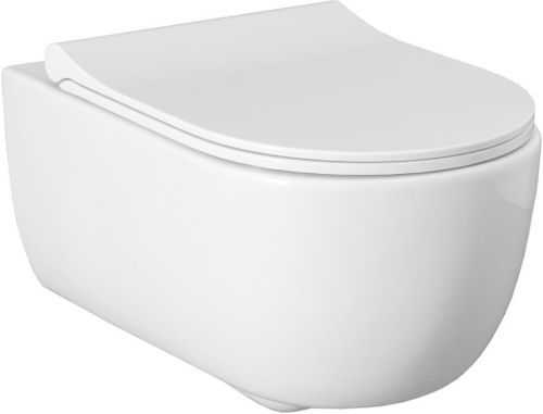 Чаша унитаза подвесная Allen Brau Priority 4.31001.20 цвет белый без сиденья безободковая каскадный смыв