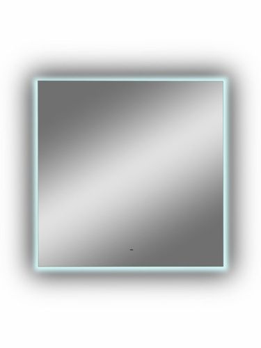 Зеркало в ванную Континент Trezhe ЗЛП397 100х100 цвет белый