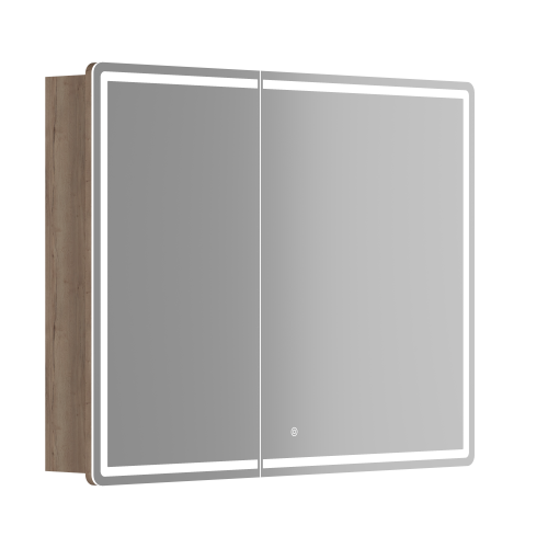 Зеркало-шкаф Sancos Mirror MI100EG 99х15х74 настенный цвет дуб галифакс натуральный