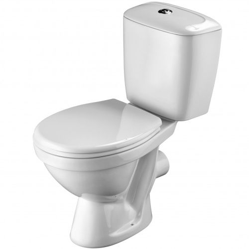 Унитаз-компакт напольный с бачком Santek Паллада 1WH302371 белый с сиденьем каскадный смыв
