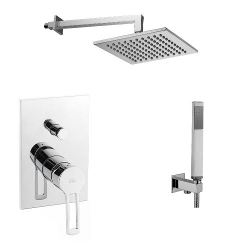 Душевая система Paffoni Ringo KITRIN015CR/MKING встраиваемая в стену