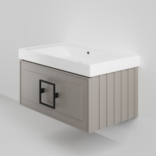 Тумба с раковиной La Fenice CUBO NFNC-01-CUB-C-80-3-80 80х50 подвесная цвет бежевый