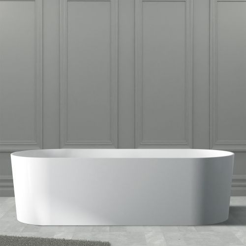 Ванна из искусственного камня Abber Stein AS9614 180х75 отдельностоящая овальная с ножками