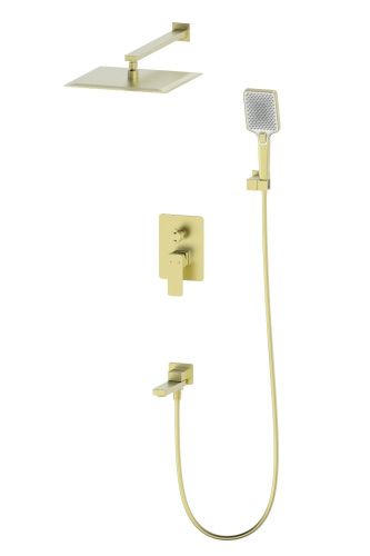 Душевая система Wonzon & Woghand Edge WW-88939003-BG встраиваемая в стену цвет золото