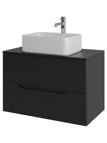 Тумба с раковиной Orange Line Li-80TubMDF+B02-460W 81х46х68