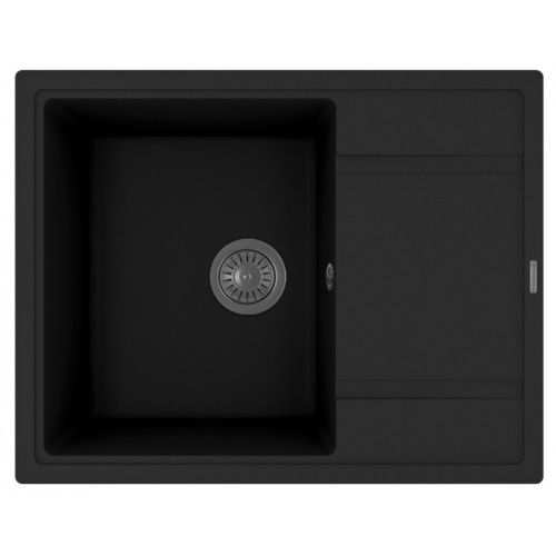 Кухонная мойка Florentina Липси 650 20.125.C0650.208 65х51 цвет черный матовый поверхность матовая