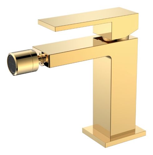 Смеситель Boheme Qubic 476-G на биде золото