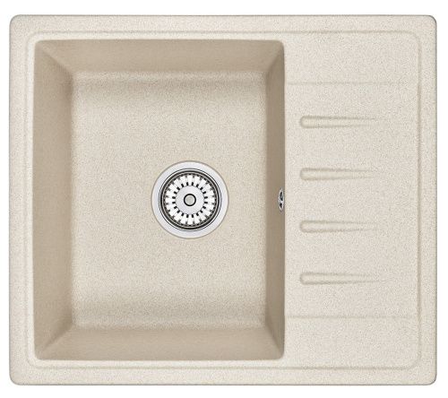 Кухонная мойка Granula 5803, БЕЖЕВЫЙ 58х50 цвет бежевый поверхность матовая