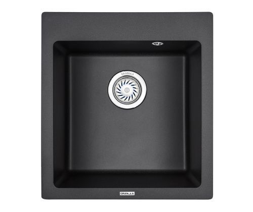 Кухонная мойка Granula 4651, ЧЁРНЫЙ 51х47 цвет черный поверхность матовая