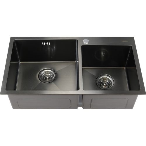 Кухонная мойка Melana ProfLine S7843HB графит 78х43 цвет графит поверхность матовая