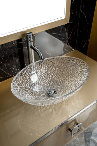 Столешница Armadi Art Lucido 853-100-Light Gold 101х52 накладная цвет золото