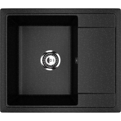 Кухонная мойка Ulgran Practik PR-M 575-004 58х50 цвет черный
