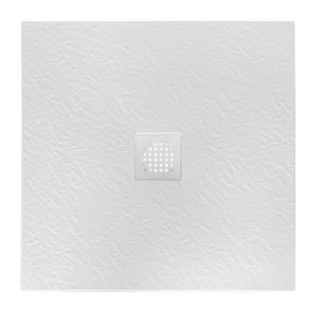 Душевой поддон BelBagno UNO TRAY-MR-UNO-A-90-35-W-BO 90х90 искусственный мрамор белый