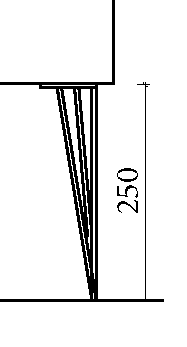 Ножки для мебели Armadi Art Lucido 775-025-G - фото 2