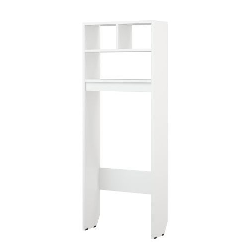 Полка Corozo Лея SD-00000098 55х20х140 напольная цвет белый