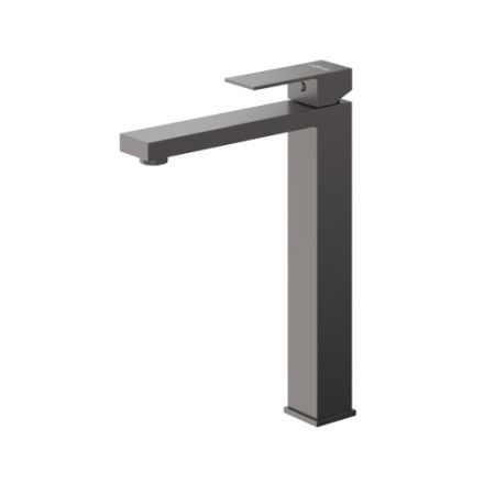 Смеситель для раковины Cezares SLIDER SLIDER-LC-GM-W0 на столешницу серый