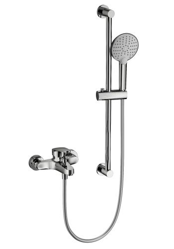 Душевой гарнитур со смесителем Wonzon & Woghand WW-C2501-CR настенный хром