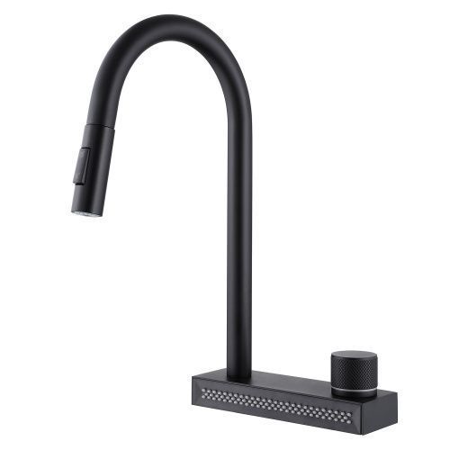 Смеситель для кухни Abber Wasser Kreis AF8114B на мойку черный