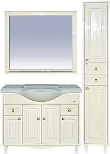 Зеркало в ванную Misty Шармель Л-Шрм02105-581 100х87 цвет бежевый - фото 4