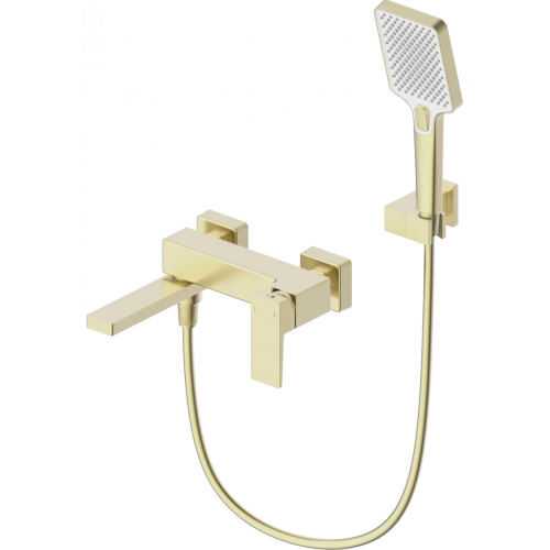 Смеситель для ванны Wonzon & Woghand Cube 2.0 WW-88037068-BG настенный золото