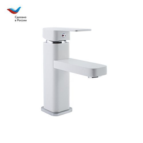 Смеситель Славен Коттедж СЛ-ОД-Н1Б на раковину белый