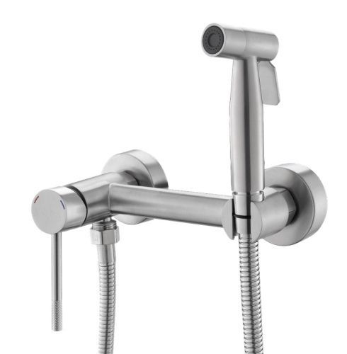 Гигиенический душ со смесителем Voda VSL02 VODA сталь