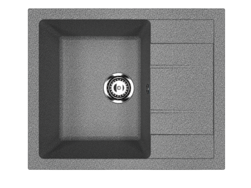 Кухонная мойка Ulgran Classic U-607-309 61х50 цвет темно-серый