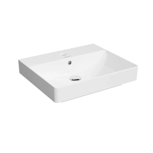 Раковина керамическая Kerama Marazzi PRO PROR.wb.50 50х42 подвесная цвет белый 1 отверстие под смеситель