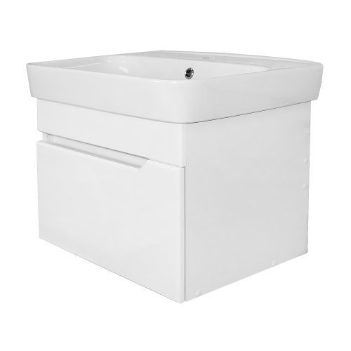 Тумба с раковиной Loranto Mari CS00092983 60х42х50 подвесная цвет белый