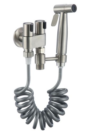 Гигиенический душ со смесителем Fmark FS-FXQ02L сатин